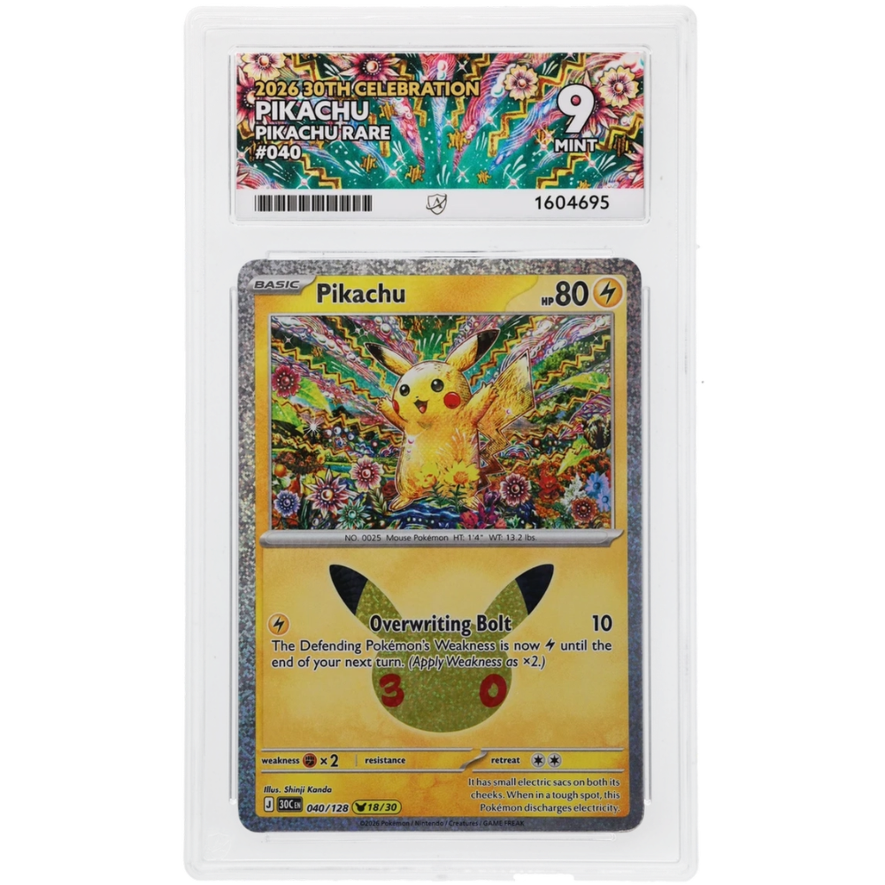 Pikachu #040/128 Pikachu Rare ACE 9 - Front