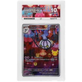 Chandelure #137/128 Illustration Rare ACE 10 - Front