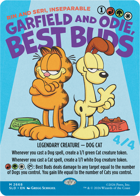 Secret Lair x Garfield: Motivationally Challenged Foil Edition - Billede 2