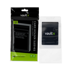 Vault X Card Holder Sleeves – 100 stk. | Til Toploaders & Semi-Rigid (86 x 127 mm)