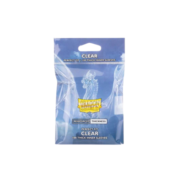 Sleeves Dragon Shield - 63 x 88 mm Perfect Fit Thick Inner - Clear