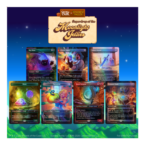 Secret Lair x Stardew Valley: A Flicker in the Deep Foil Edition