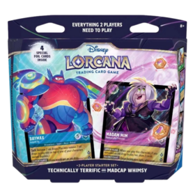 Disney Lorcana: Hyperia City – Two-Player Starter Set (Technically Terrific & Madcap Whimsy)