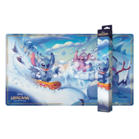 Lorcana Playmat Hyperia City Stitch and Angel Official Playmat
