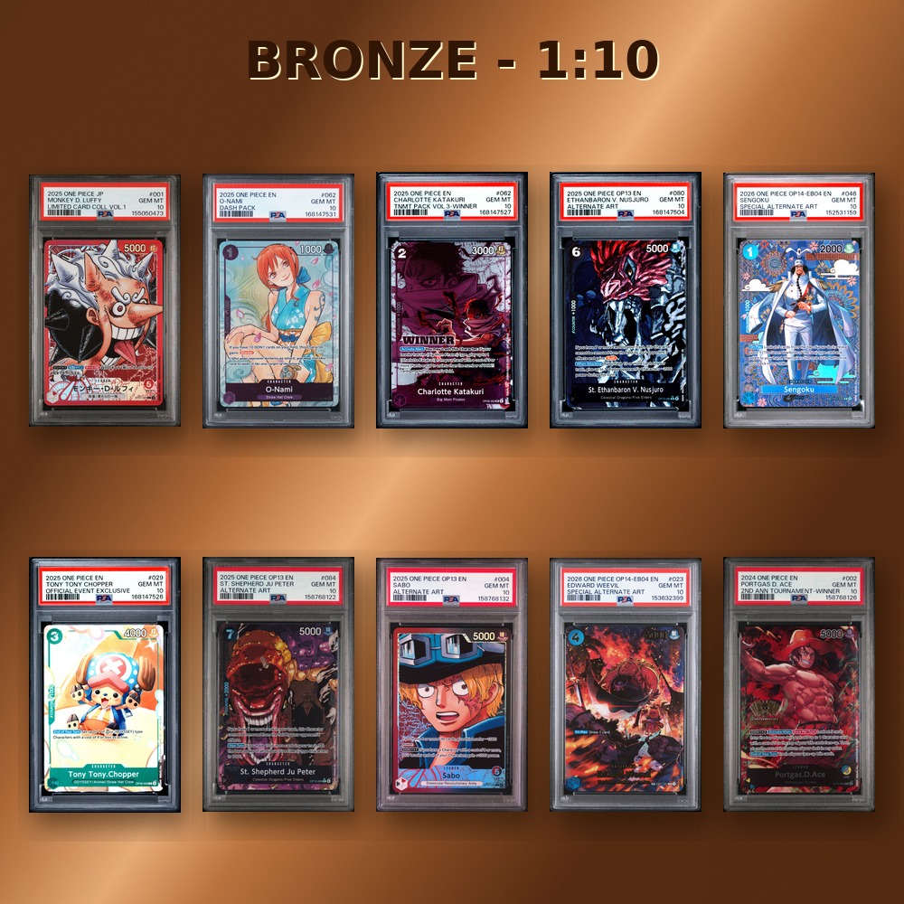 One Piece Mystery bronze-hits PSA 10