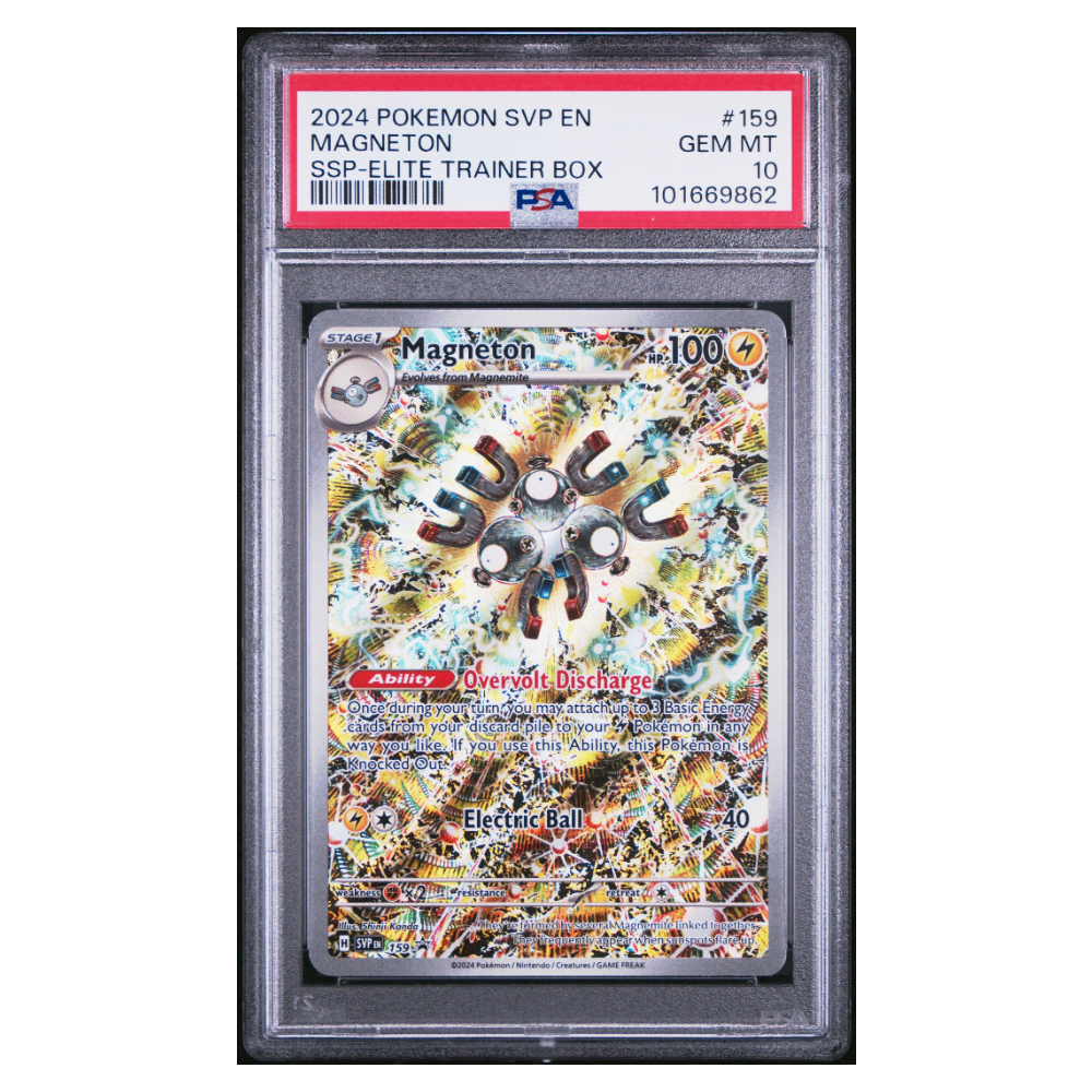 MAGNETON #159 SURGING SPARKS ETB PSA 10 - Front