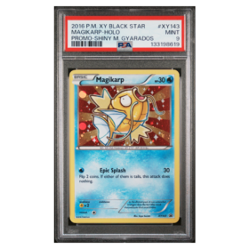 MAGIKARP-HOLO #XY143 PROMO-SHINY M. GYARADOS PSA 9 - Front