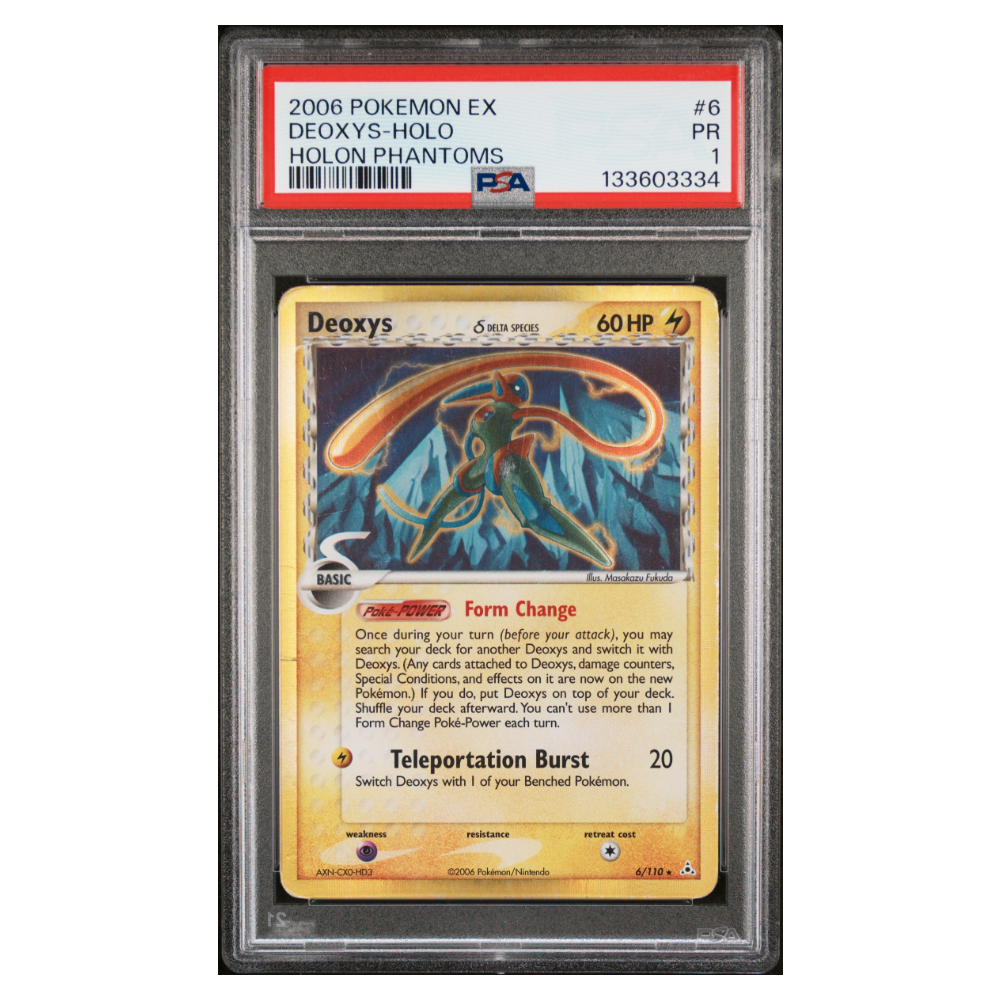 DEOXYS-HOLO #6 HOLON PHANTOMS PSA 1 - Front