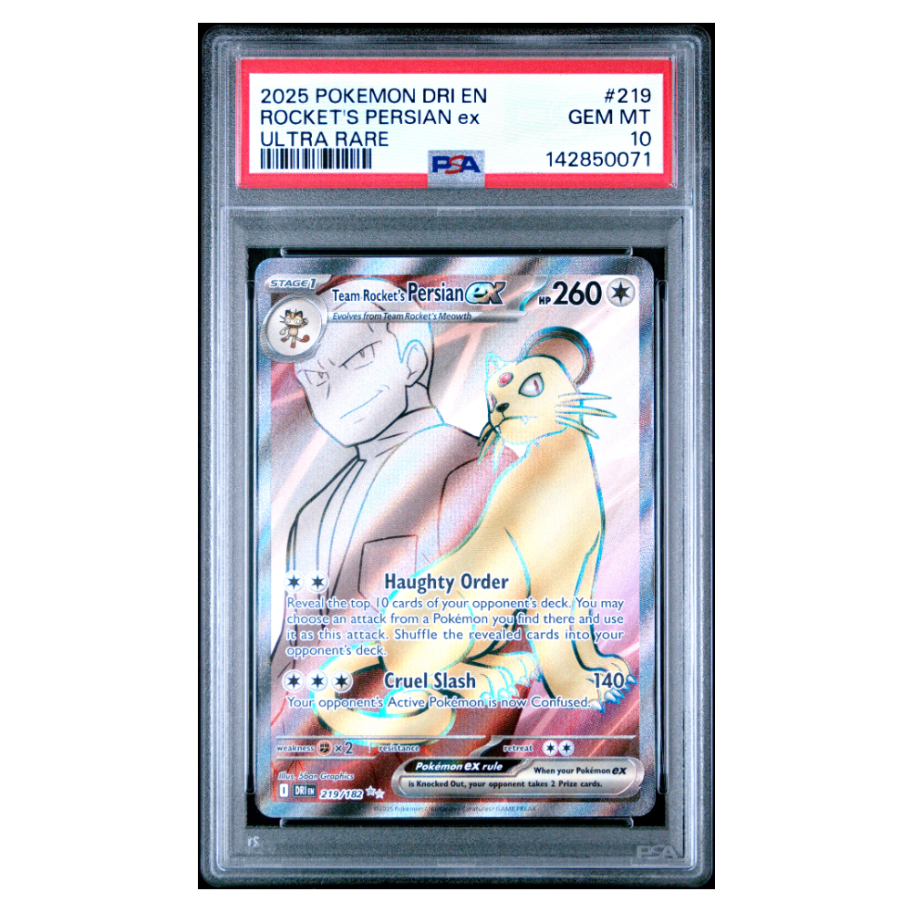 ROCKET'S PERSIAN ex #219 ULTRA RARE PSA 10 - Front