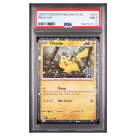 PIKACHU #025 PSA 9 - Front