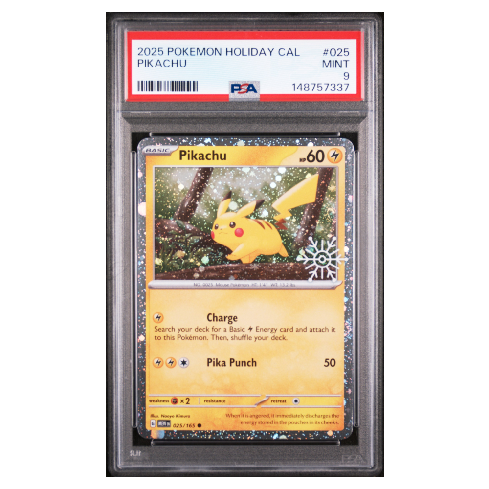 PIKACHU #025 PSA 9 - Front