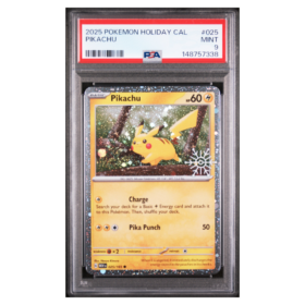 PIKACHU #025 PSA 9 - Front