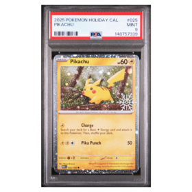PIKACHU #025 PSA 9 - Front