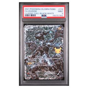 FA/ZEKROM #114 CLASSIC COLL-BLACK/WHITE PSA 9 - Front