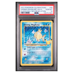 SHINING MAGIKARP-HOLO #66 CLASS.COLL-NEO REVELATION PSA 10 - Front
