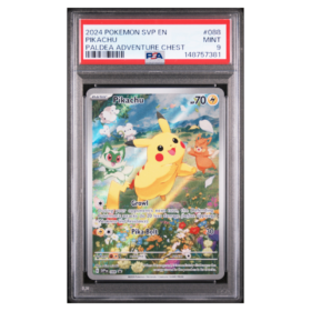 PIKACHU #088 PALDEA ADVENTURE CHEST PSA 9 - Front