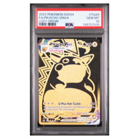 FA/PIKACHU VMAX #TG29 LOST ORIGIN PSA 10 - Front