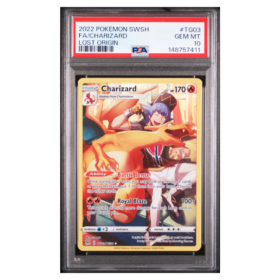 FA/CHARIZARD #TG03 LOST ORIGIN PSA 10 - Front