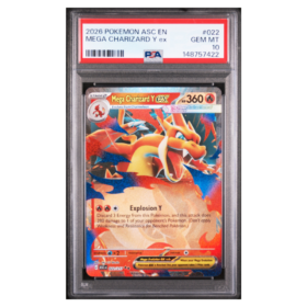 MEGA CHARIZARD Y ex #022 PSA 10 - Front