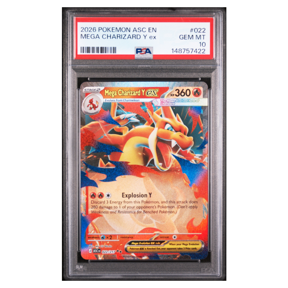MEGA CHARIZARD Y ex #022 PSA 10 - Front