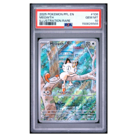 MEOWTH #106 ILLUSTRATION RARE PSA 10 - Front