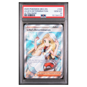 LILLIE'S DETERMINATION #169 ULTRA RARE PSA 10 - Front