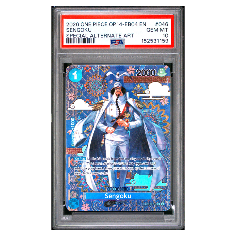 SENGOKU #046 SPECIAL ALTERNATE ART PSA 10 - Front