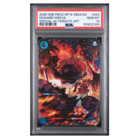 EDWARD WEEVIL #023 SPECIAL ALTERNATE ART PSA 10 - Front