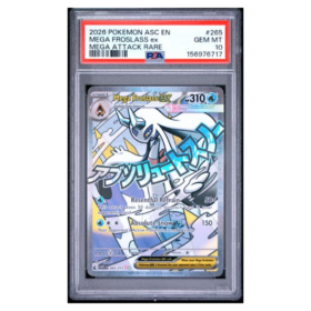 MEGA FROSLASS ex #265 MEGA ATTACK RARE PSA 10 - Front