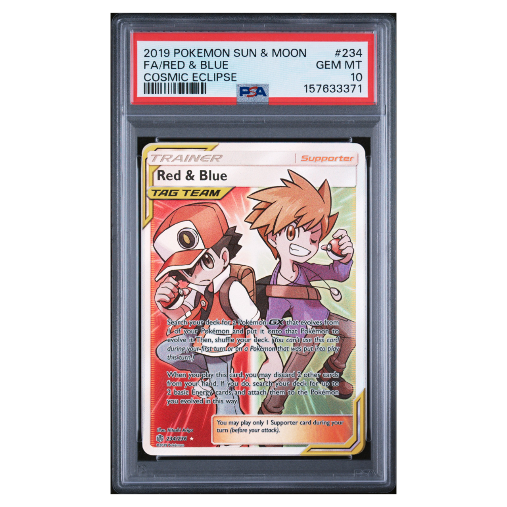 FA/RED & BLUE #234 COSMIC ECLIPSE PSA 10 - Front