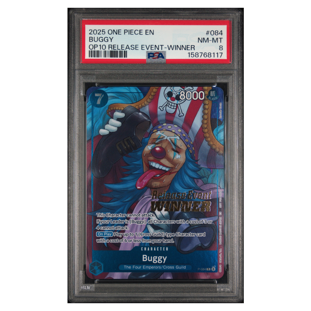 BUGGY #084 OP10 RELEASE EVENT-WINNER PSA 8 - Front