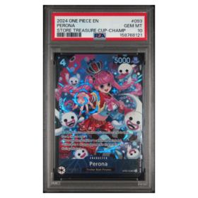 PERONA #093 STORE TREASURE CUP-CHAMP PSA 10 - Front