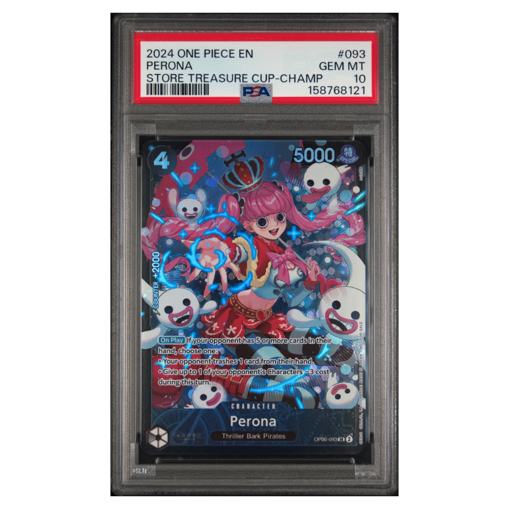PERONA #093 STORE TREASURE CUP-CHAMP PSA 10 - Front