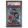 ACE & SABO & LUFFY #007 ALTERNATE ART PSA 10 - Front