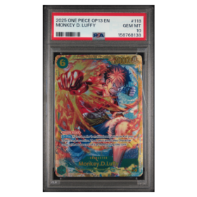 MONKEY D. LUFFY #118 PSA 10 - Front