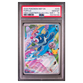 POPPLIO #045 FIRST PARTNER ILLUS COLL SER 1 PSA 10 - Front