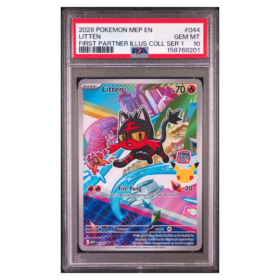 LITTEN #044 FIRST PARTNER ILLUS COLL SER 1 PSA 10 - Front