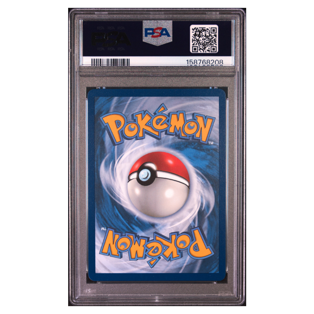 MEGA CHARIZARD Y ex #030 MEGA CHARIZARD TIN PSA 10 - Back