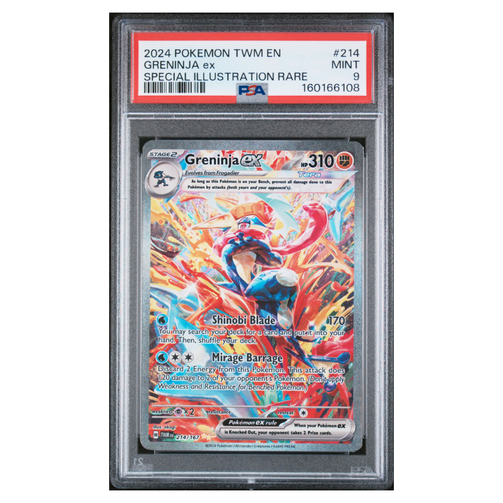 GRENINJA ex #214 SPECIAL ILLUSTRATION RARE PSA 9 - Front