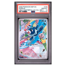 POPPLIO #045 FIRST PARTNER ILLUS COLL SER 1 PSA 10 - Front