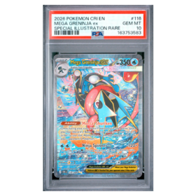 MEGA GRENINJA ex #116 SPECIAL ILLUSTRATION RARE PSA 10 - Front
