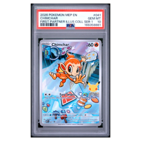 CHIMCHAR #041 FIRST PARTNER ILLUS COLL SER 1 PSA 10 - Front