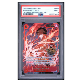 PORTGAS D. ACE #005 PSA 9 - Front