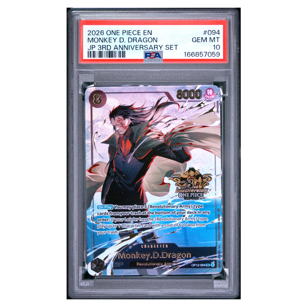 MONKEY D. DRAGON #094 PSA 10 - Front