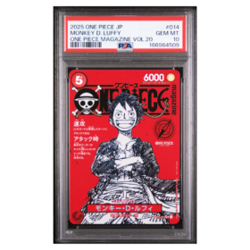 MONKEY D. LUFFY #014 ONE PIECE MAGAZINE VOL.20 PSA 10 - Front