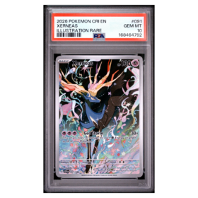 XERNEAS #091 ILLUSTRATION RARE PSA 10 - Front