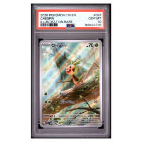 CHESPIN #087 ILLUSTRATION RARE PSA 10 - Front