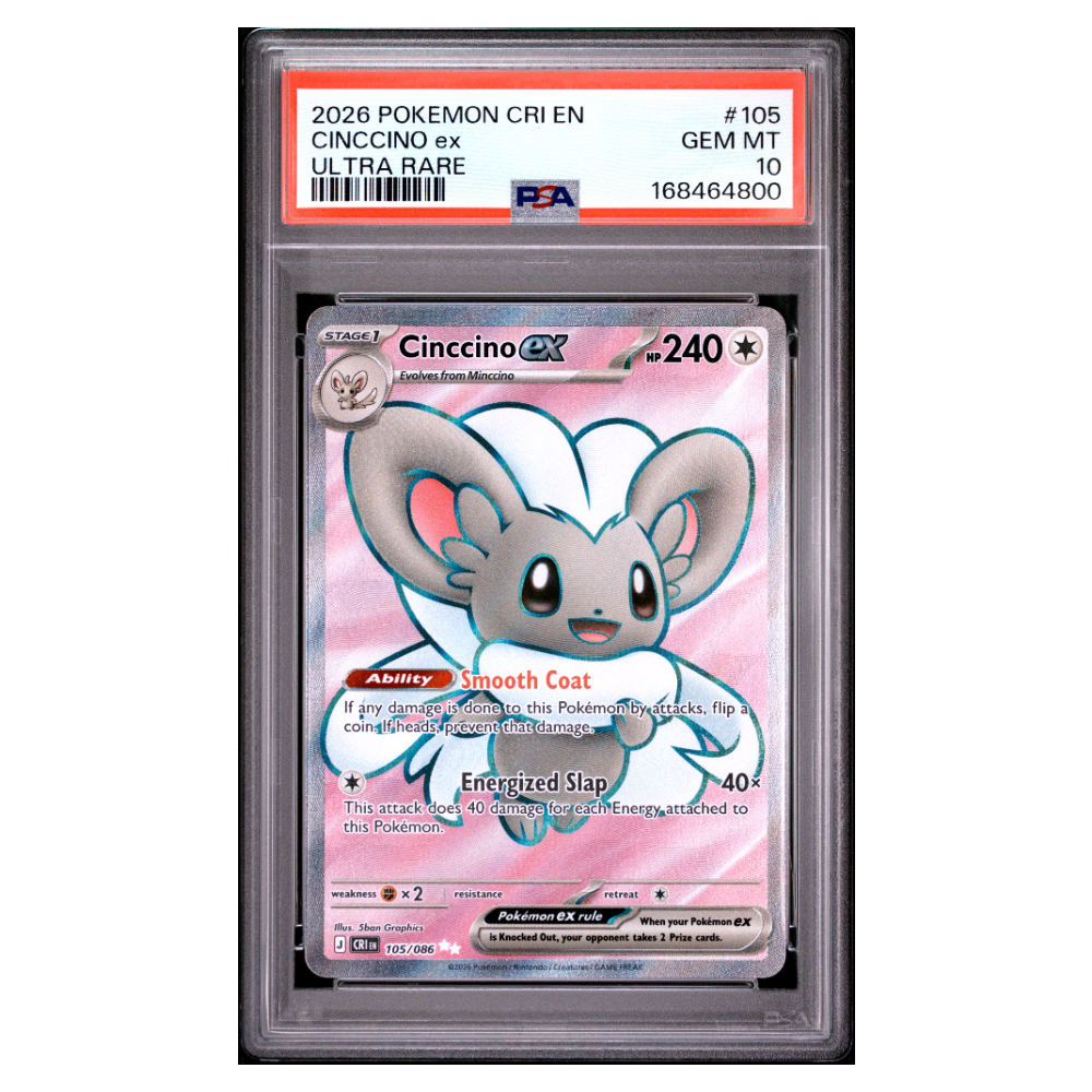 CINCCINO ex #105 ULTRA RARE PSA 10 - Front