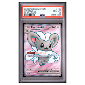 CINCCINO ex #105 ULTRA RARE PSA 10 - Front