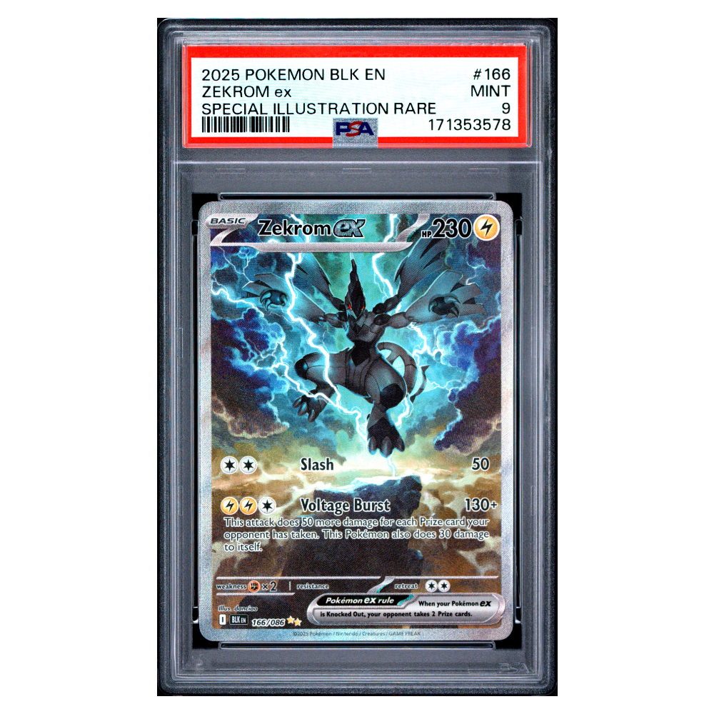 ZEKROM ex #166 SPECIAL ILLUSTRATION RARE PSA 9 - Front